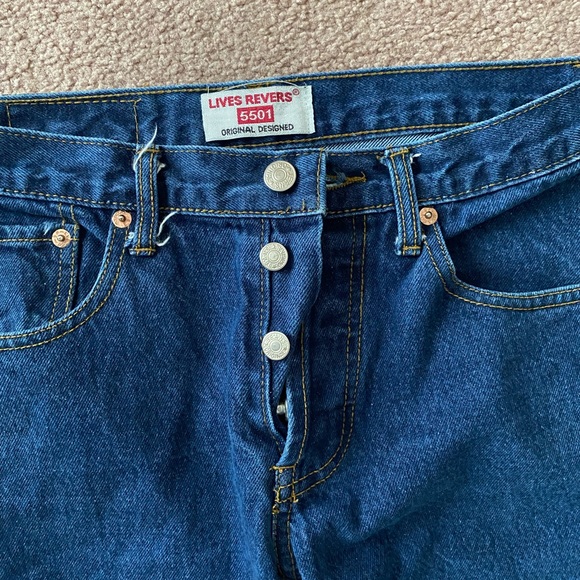 Mens 5501 Levi’s - Picture 3 of 3